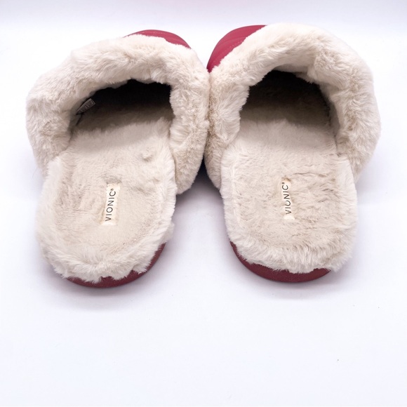 Vionic Josephine Faux Fur Lined Comfort Mule Slippers 10 - Picture 5 of 15